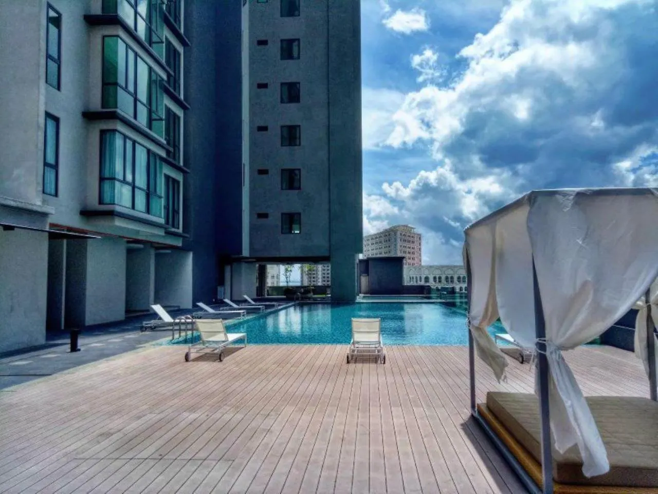 Lägenhetshotell Jazz Suites Seaview With Bathtub - 1603 Tanjung Tokong Malaysia